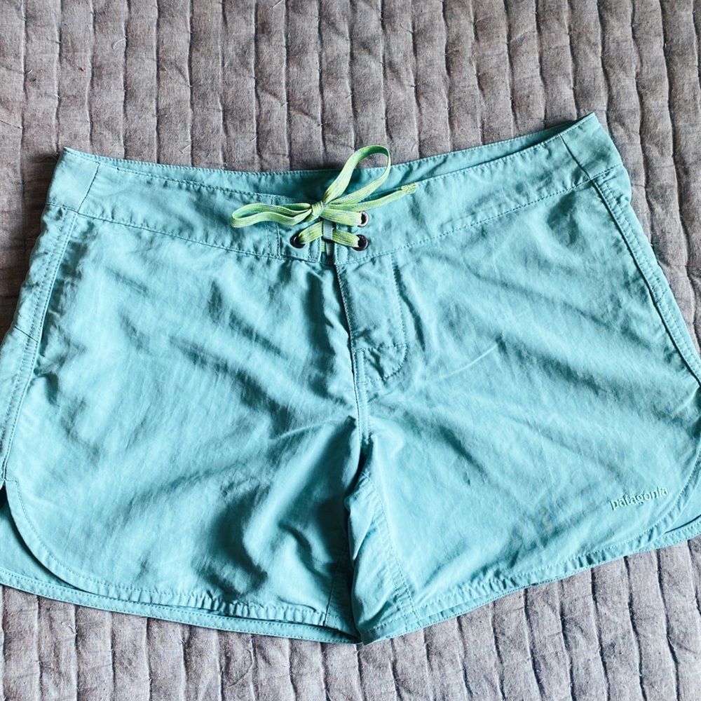 PATAGONIA teal hiking shorts